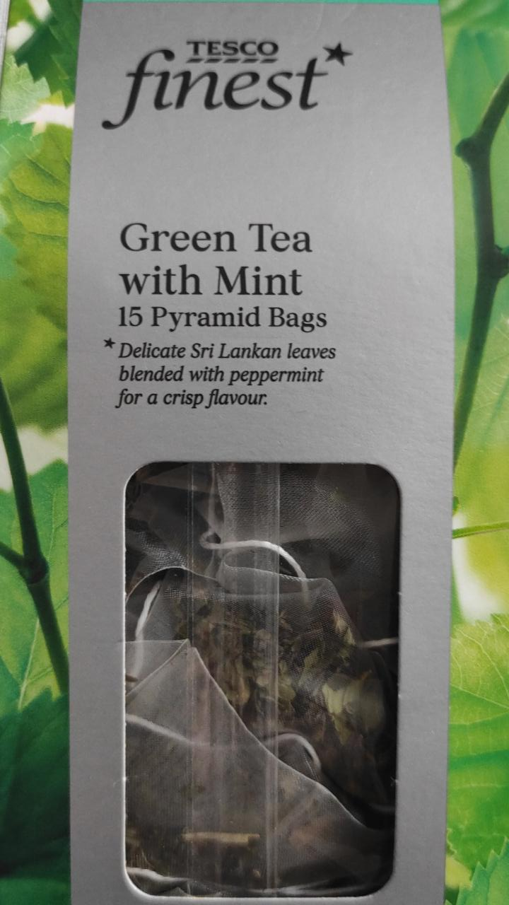 Fotografie - Tesco Finest Green Tea with Mint 