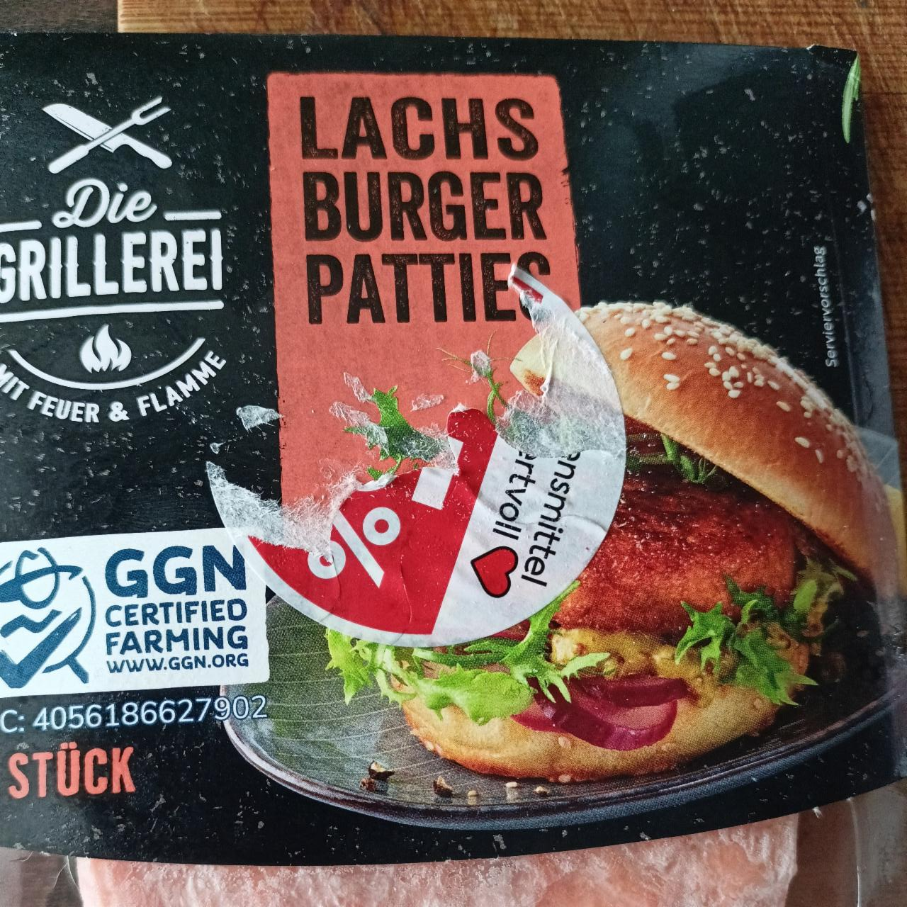 Fotografie - Lachs Burger Patties