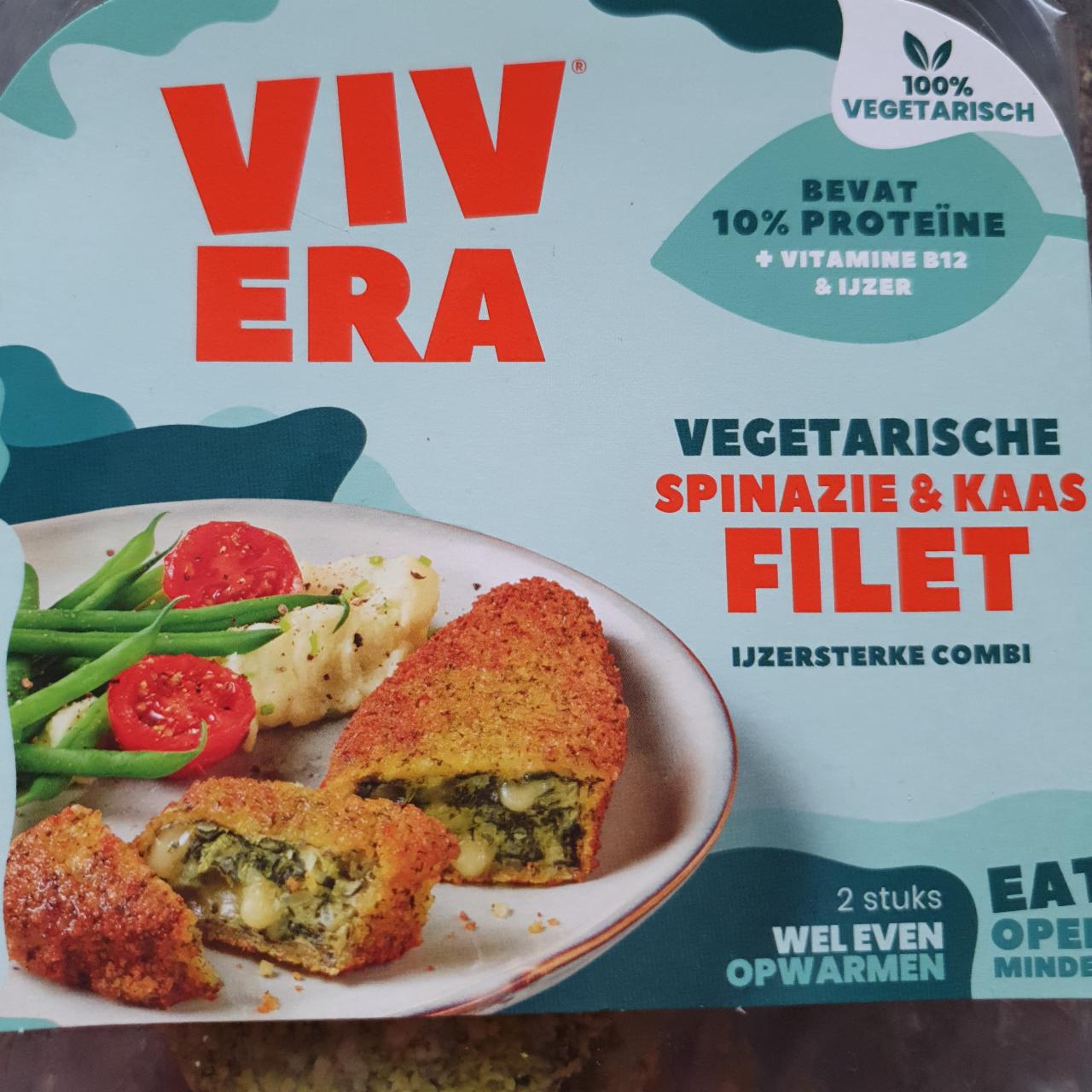 Fotografie - Vegetarische Spinazie & Kaas Filet Vivera