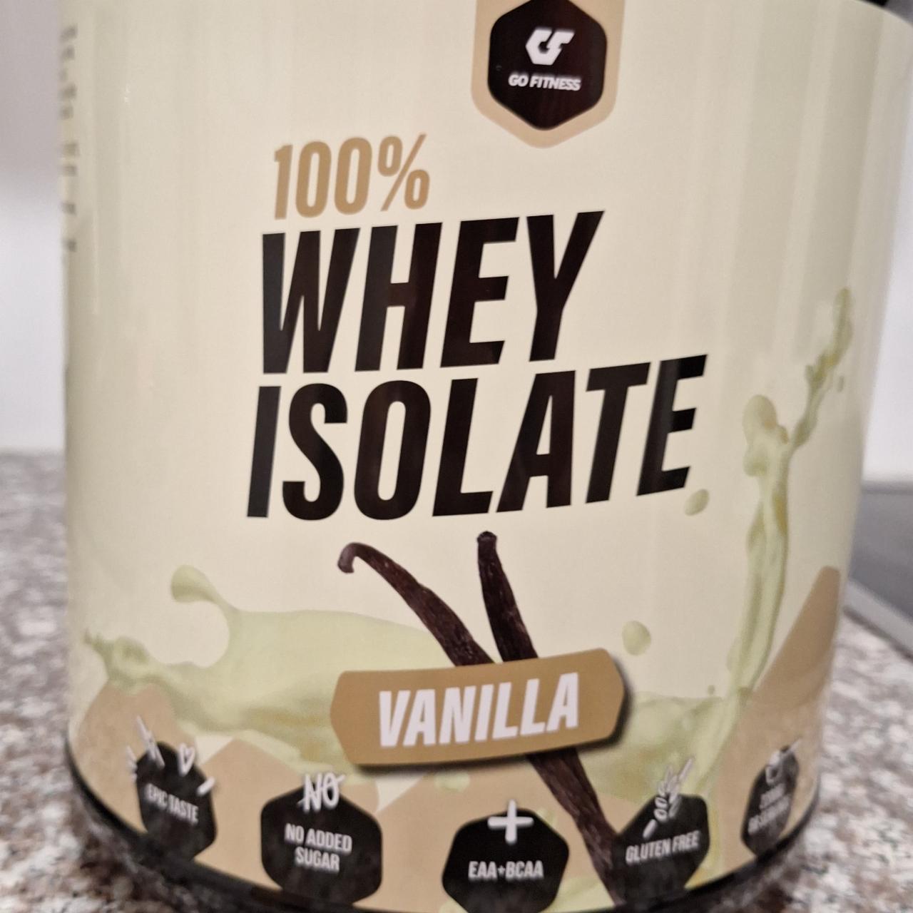Fotografie - 100% Whey Isolate Vanilla Go Fitness