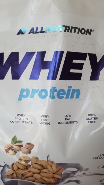 Fotografie - all nutrition whey protein pistachio