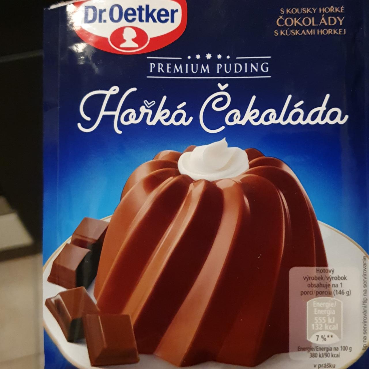 Fotografie - Horká Čokoláda Premium puding Dr.Oetker