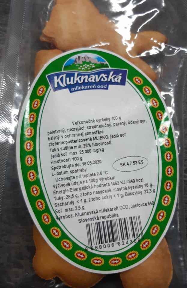 Fotografie - veľkonočné syrčeky Kluknavská mliekáreň