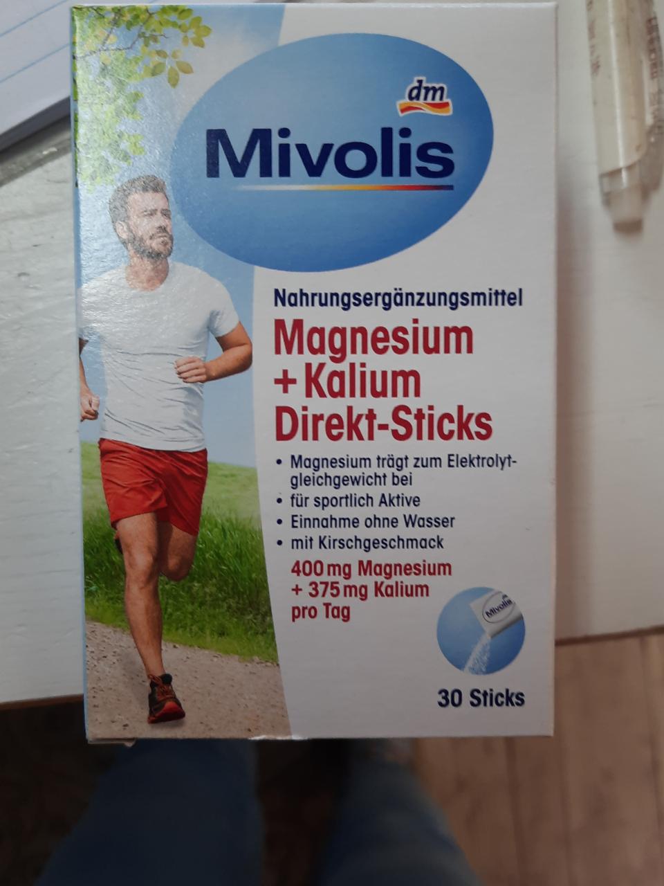 Fotografie - Magnesium+Kalium Direkt-Sticks Mivolis
