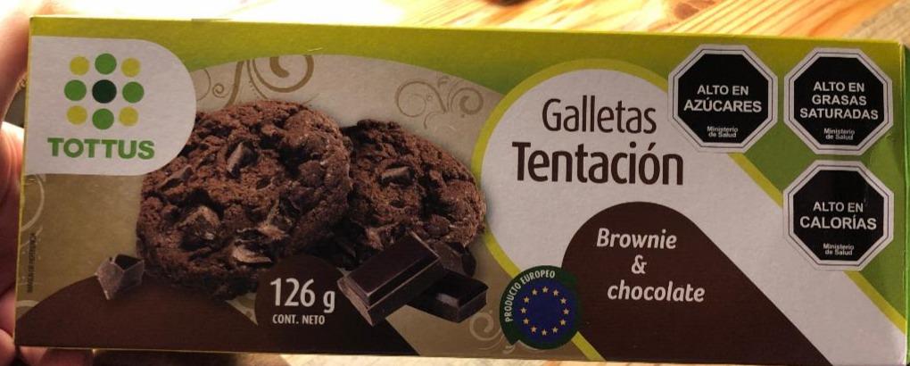 Fotografie - Galletas Tentación Brownie & Chocolate Tottus