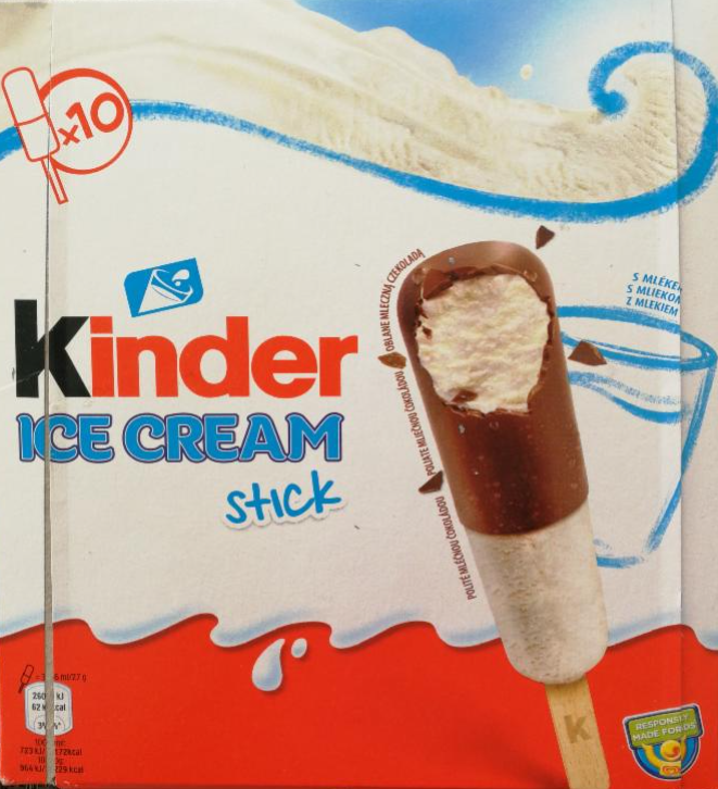 Fotografie - Kinder Ice cream stick
