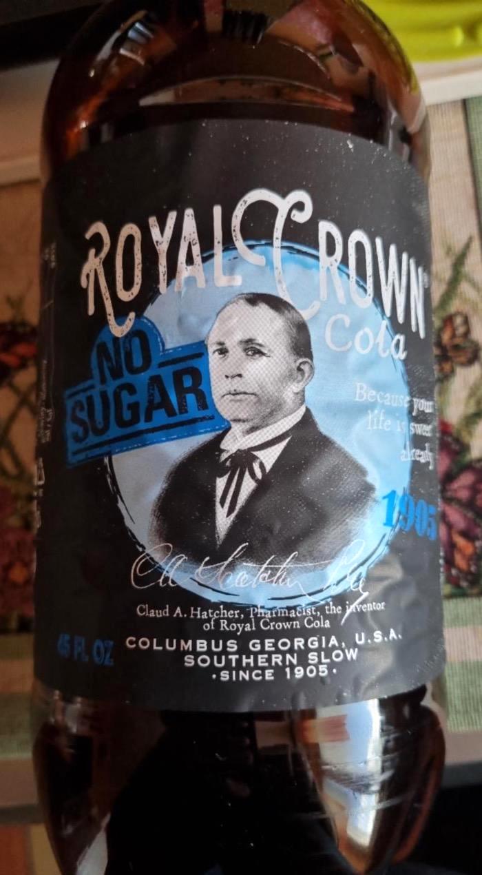 Fotografie - Royal Crown Cola No Sugar