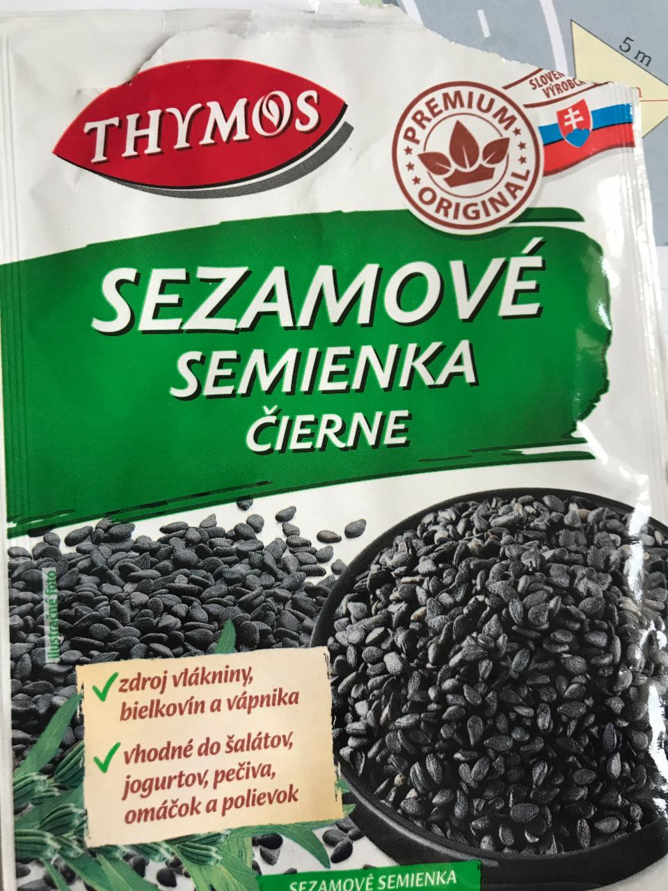 Fotografie - sezamové semienka čierne Thymos