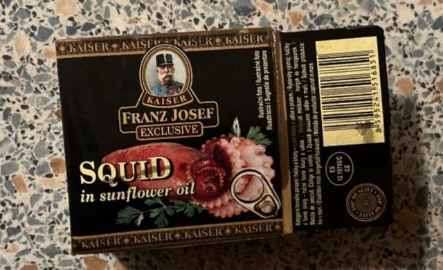 Fotografie - Squid in sunflower oil Kaiser Franz Josef Exclusive