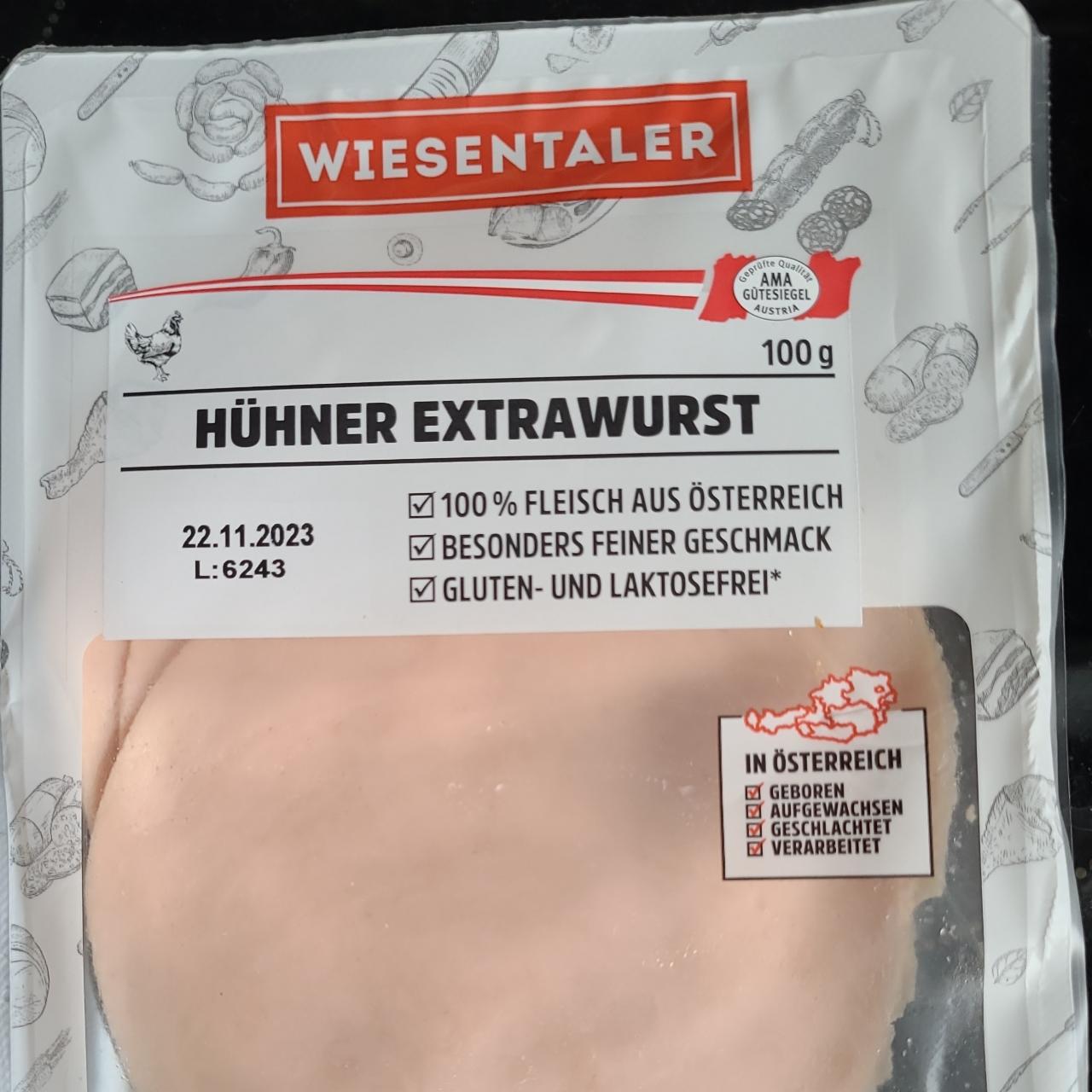 Fotografie - Hühner Extrawurst Wiesentaler