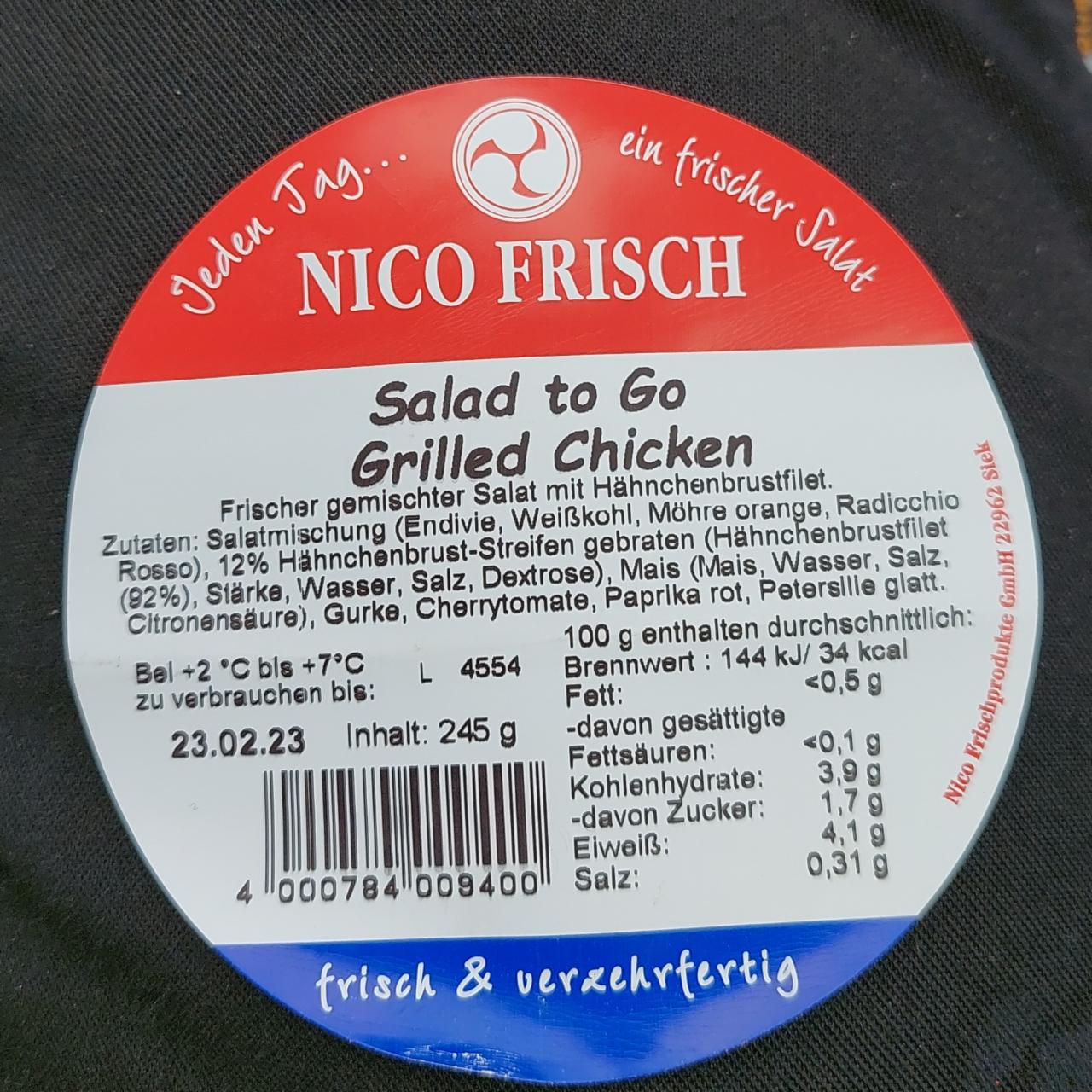 Fotografie - Salad to Go Grilled chicken Nico Frisch