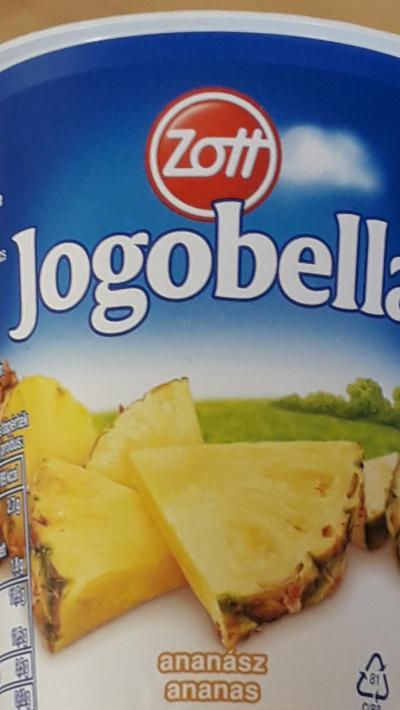 Fotografie - Jogobella jogurt exotic (ananas, kiwi, banán, mango) Zott