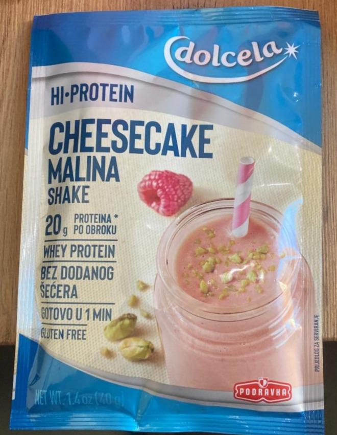 Fotografie - Hi-Protein Cheesecake Malina Shake Dolcela
