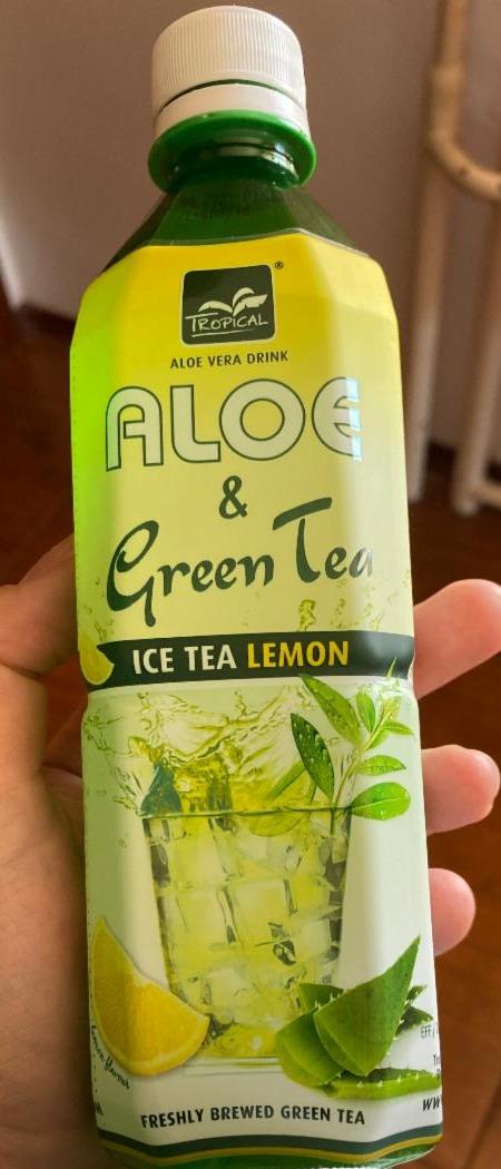 Fotografie - Aloe & Green Tea Ice Tea Lemon Tropical