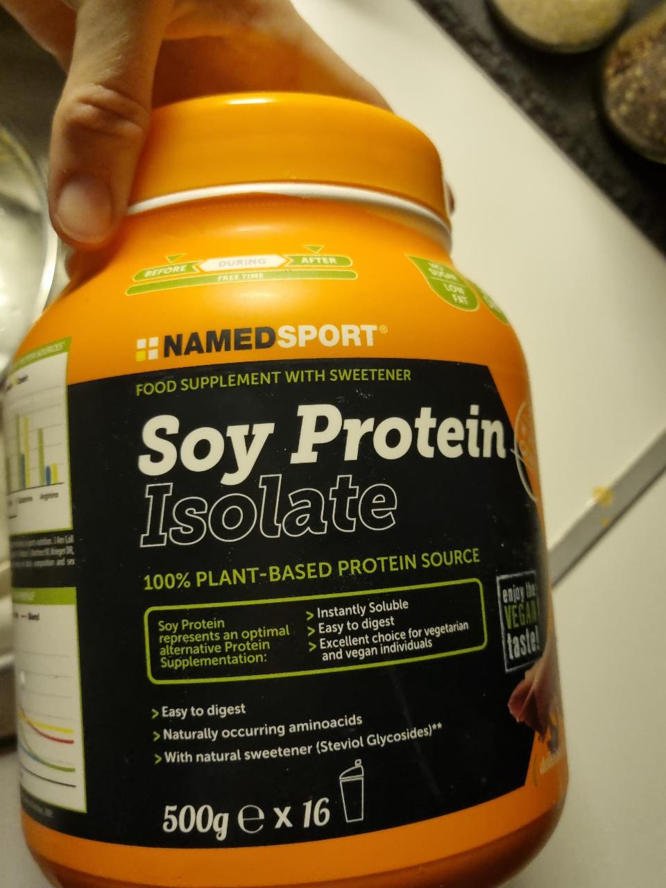 Fotografie - Soy Protein Isolate Chocolate NamedSport