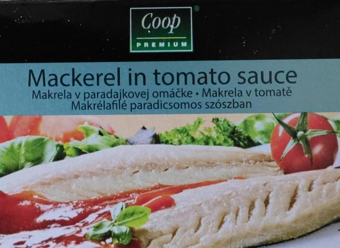 Fotografie - Coop Premium Makrela v paradajkovej omáčke