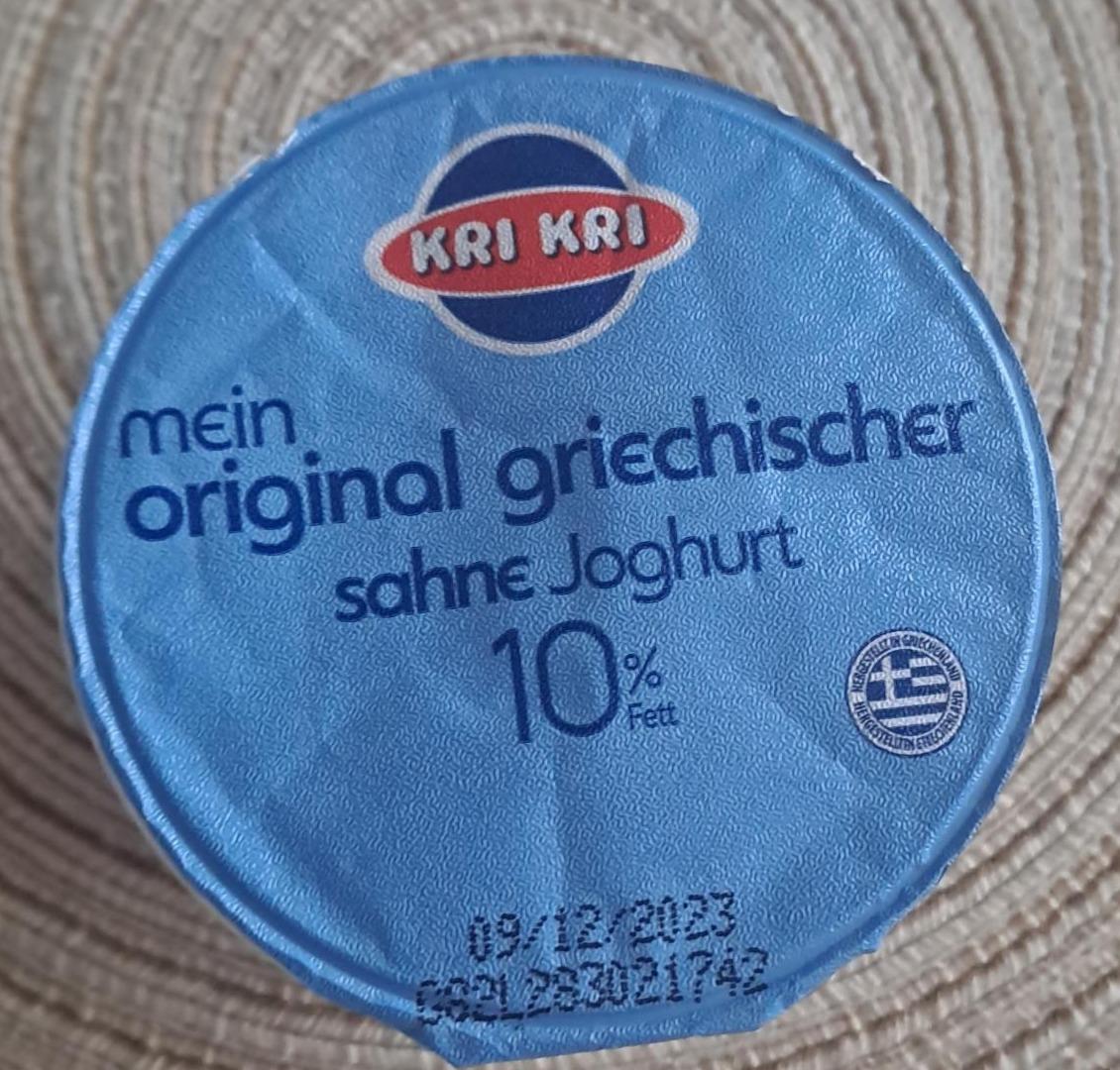 Fotografie - Mein Original Griechischer Sahne Joghurt 10% Kri Kri