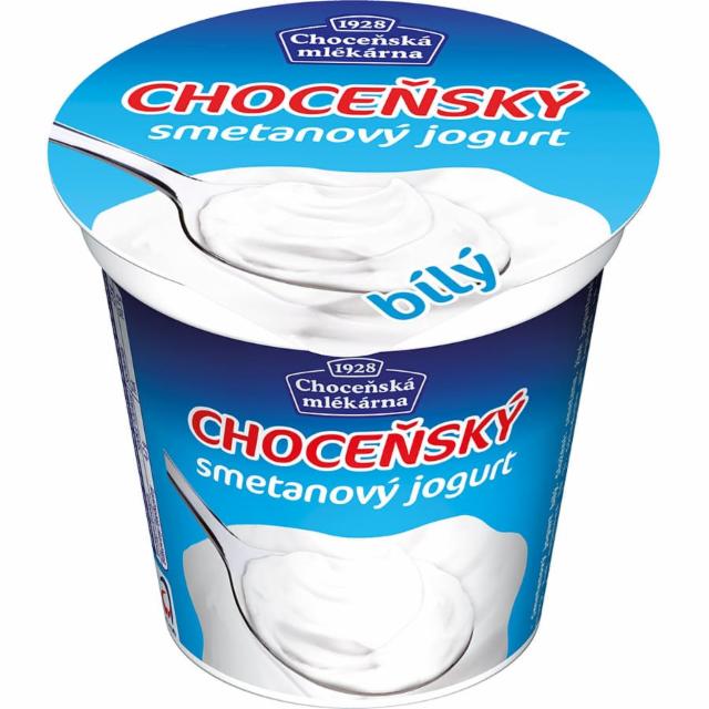 Fotografie - choceňský biely jogurt smotanový