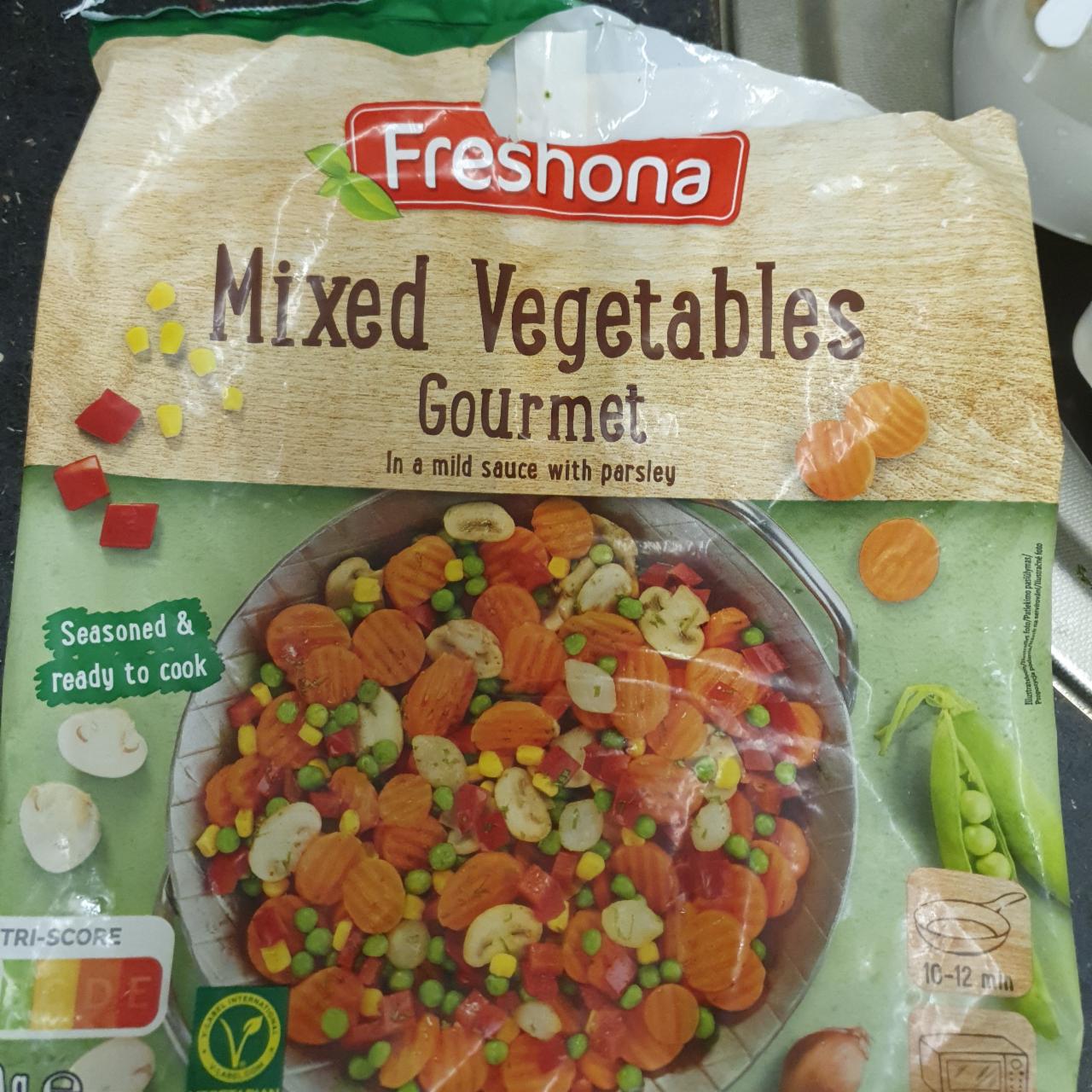 Fotografie - Mixed Vegetables Gourmet In a mild sauce with parsley Freshona