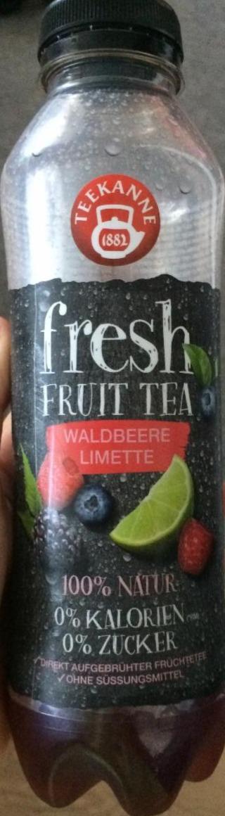 Fotografie - Teekanne Fresh fruit tea waldbeere Limette 100% Natur