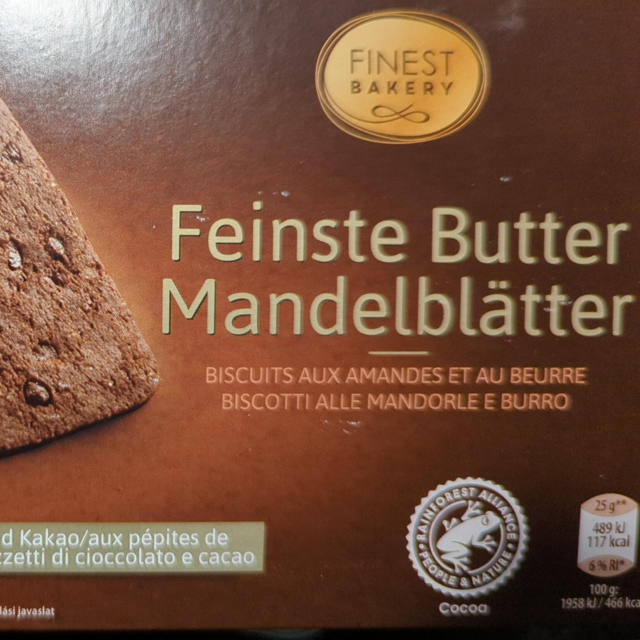 Fotografie - Feinste Butter Mandelblätter Finest Bakery