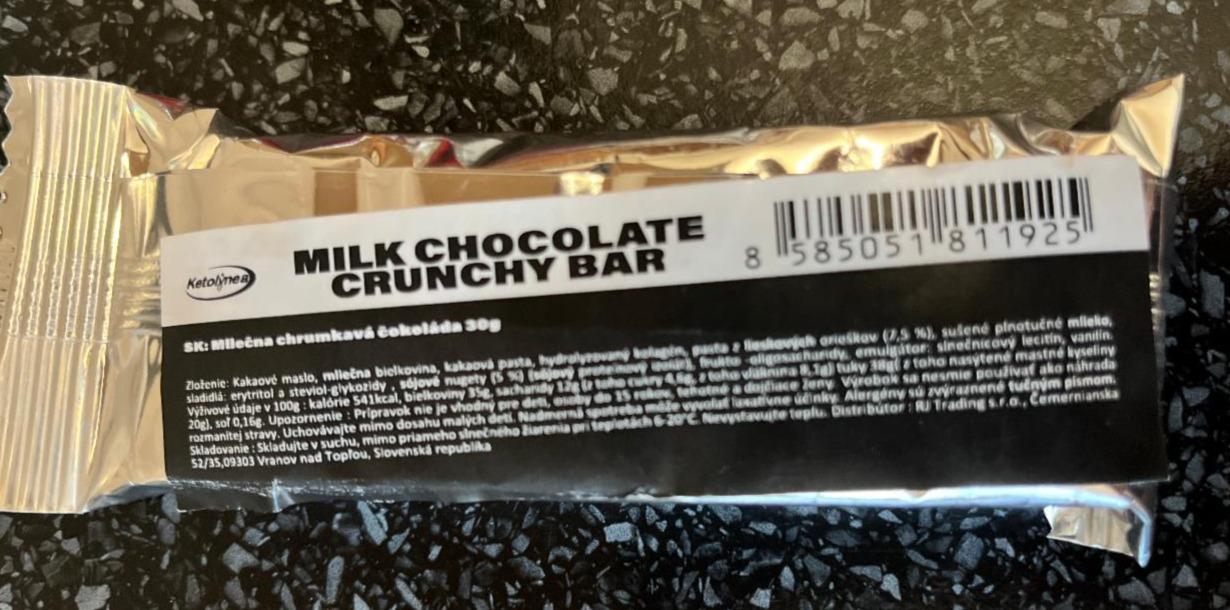 Fotografie - Milk Chocolate Crunchy Bar Ketolýnea