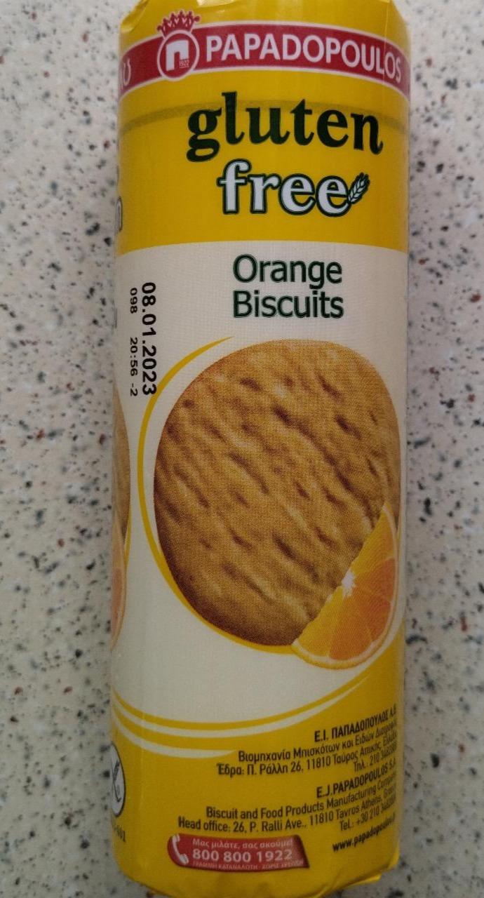 Fotografie - Orange Biscuits gluten free Papadopoulos