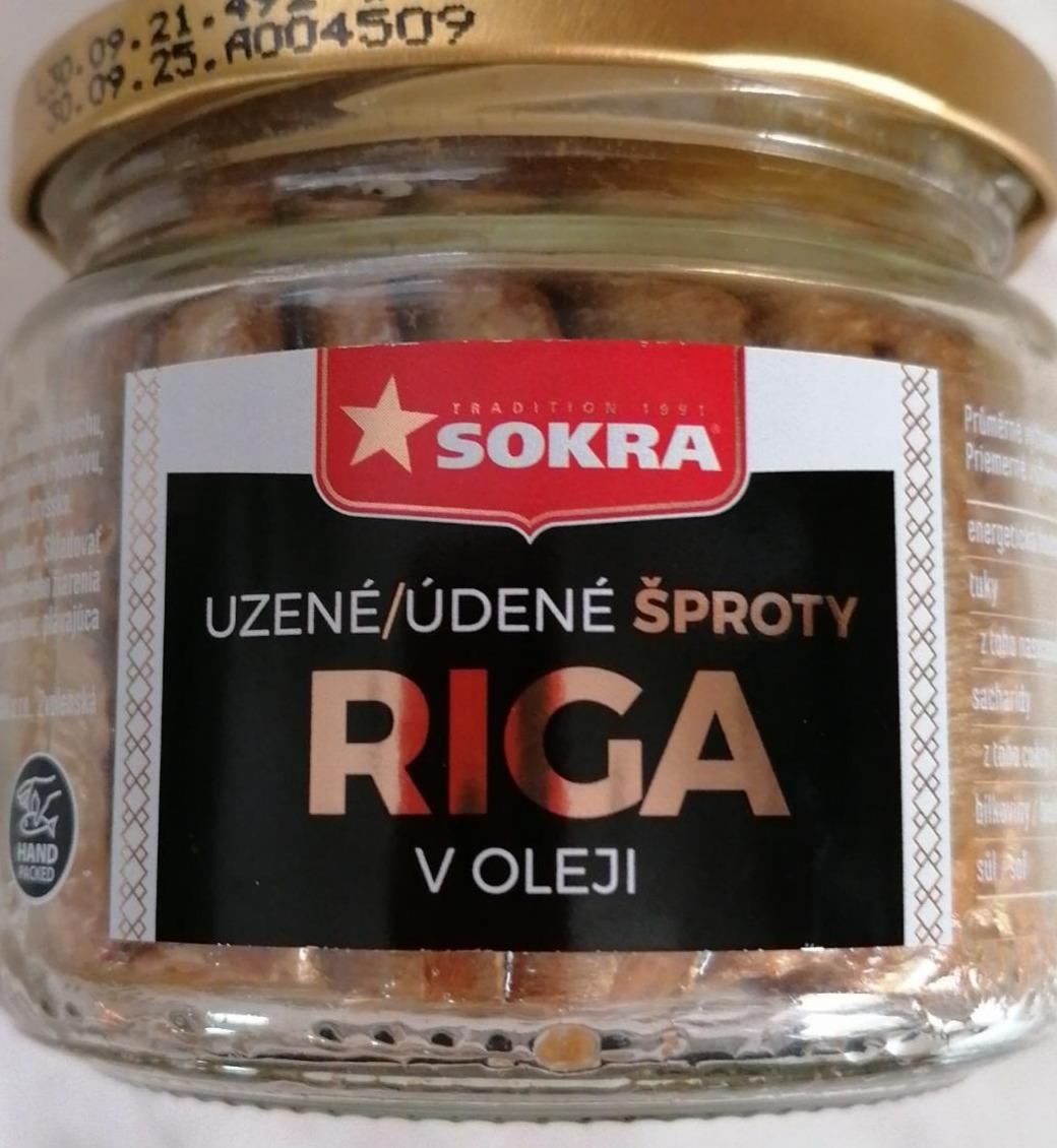 Fotografie - Sokra údené šproty Riga v oleji