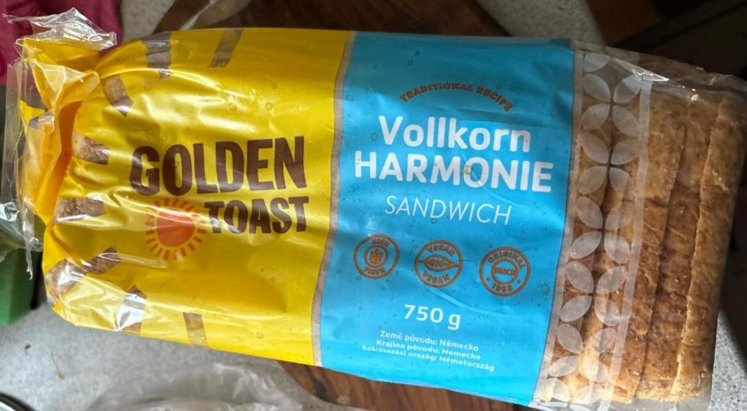 Fotografie - Vollkorn harmonie sandwich Golden Toast
