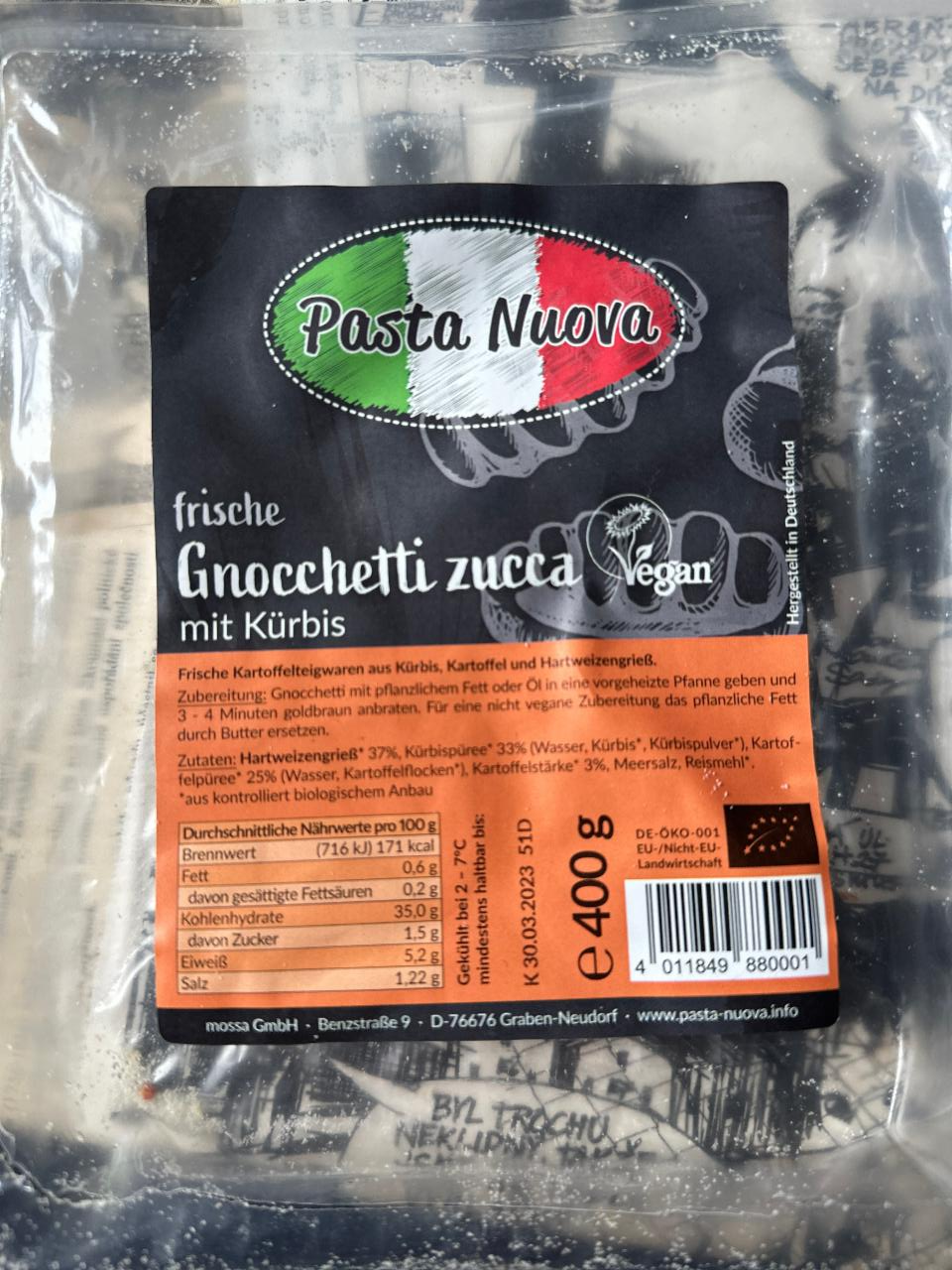 Fotografie - Gnocchetti zucca Pasta Nuova
