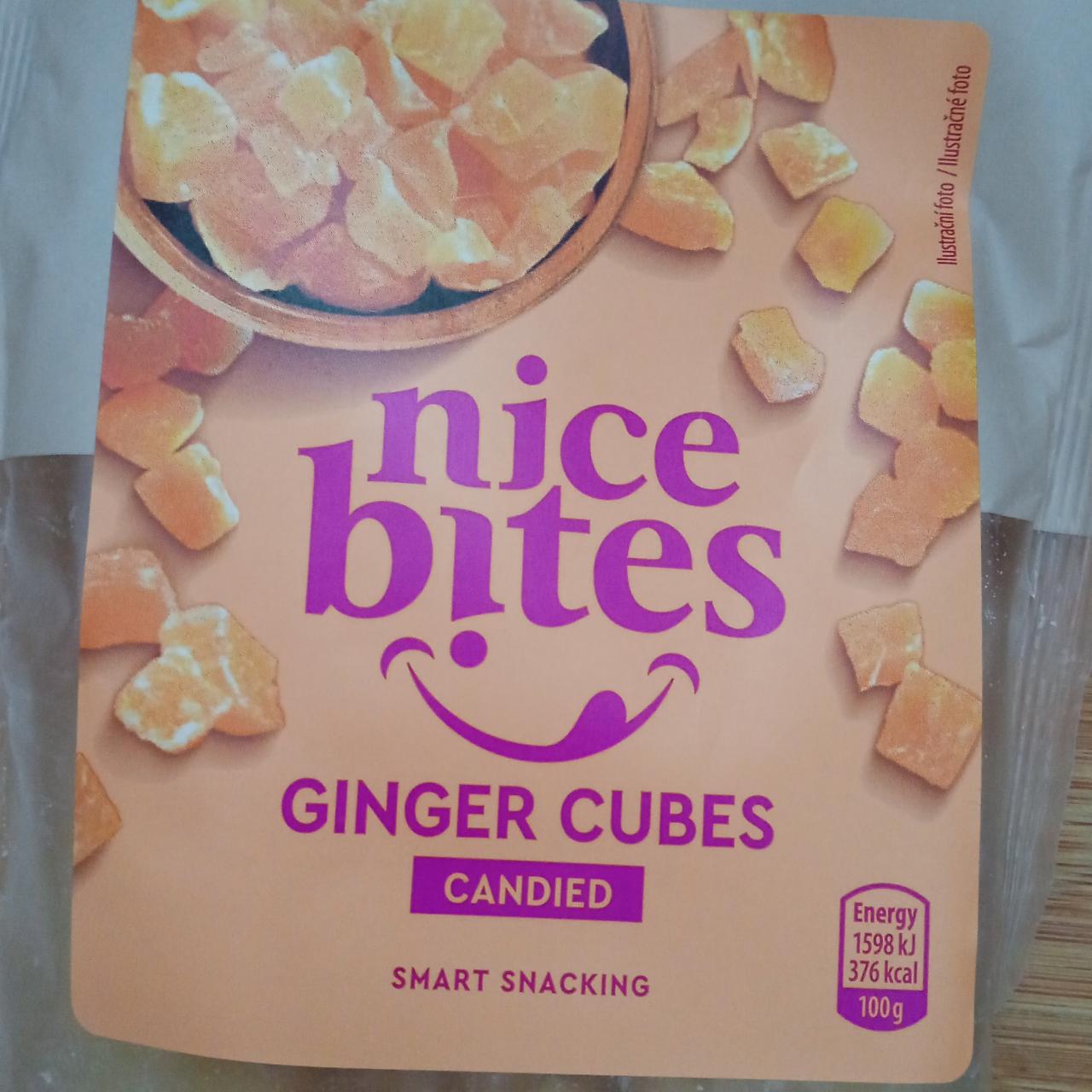 Fotografie - kandovaný zázvor Nice bites smart snacking