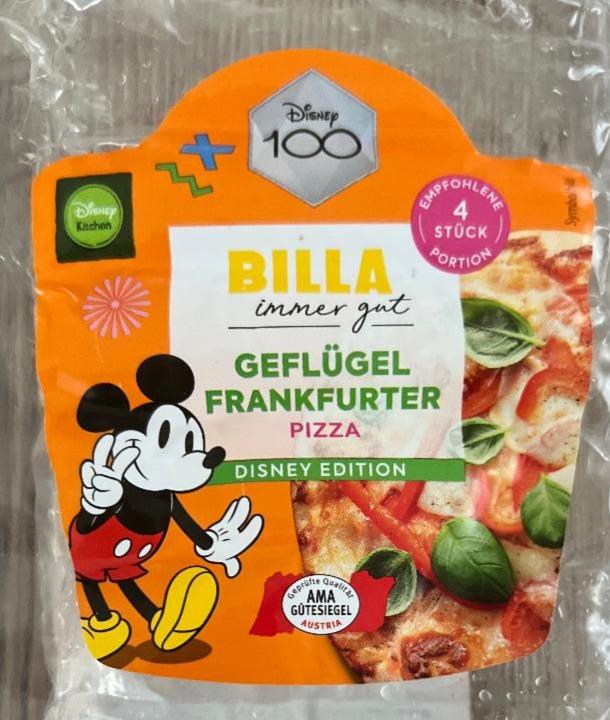 Fotografie - Geflügel Frankfurter Pizza Billa