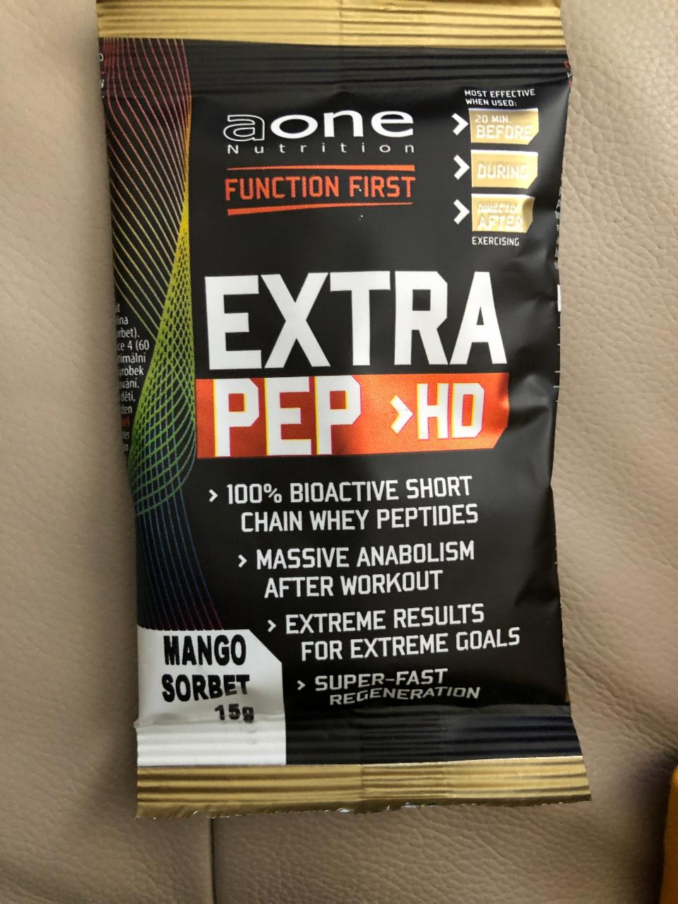 Fotografie - Extra Pep HD Mango sorbet Aone nutrition