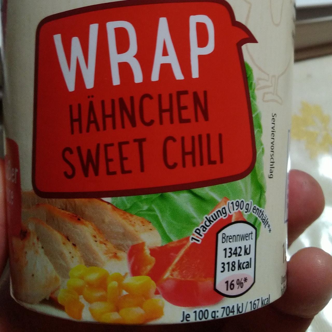 Fotografie - Wrap Hähnchen Sweet chili