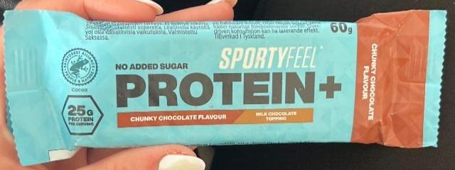 Fotografie - Proteín+ chunky chocolate flavour sportyfeel