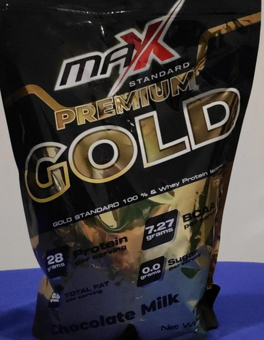 Fotografie - Standard Premium Gold 100% Whey Protein Isolate Chocolate Milk Max