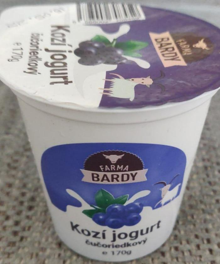 Fotografie - Kozí jogurt čučoriedkový Farma Bardy