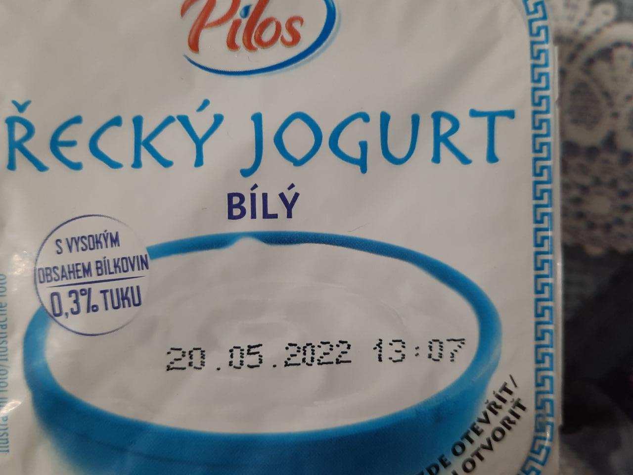Fotografie - Řecký jogurt bílý 0,3% Pilos