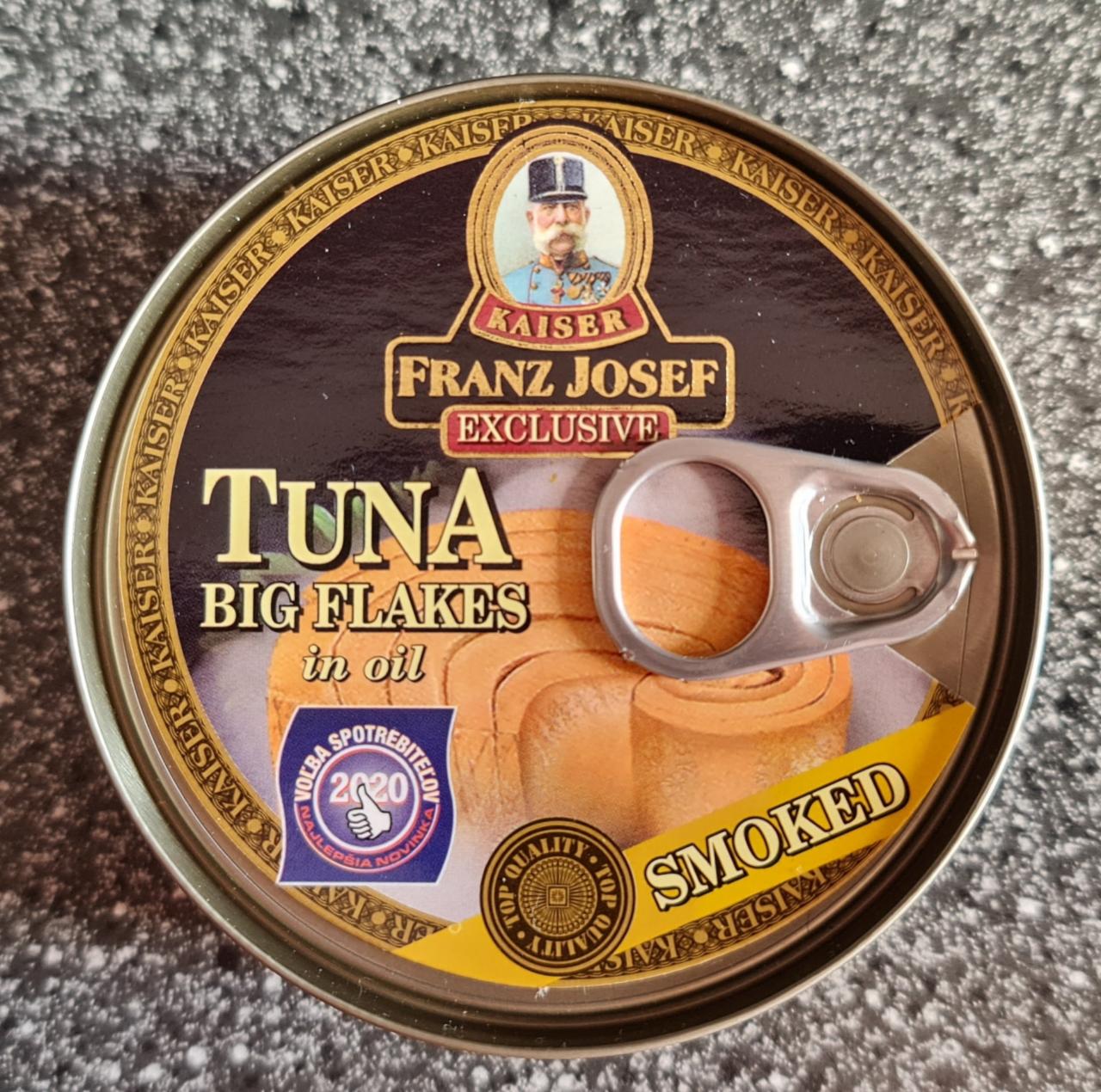 Fotografie - Tuna big flakes in oil smoked Kaiser Franz Josef Exclusive