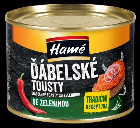Fotografie - Ďábelské tousty se zeleninou Hamé