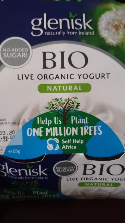 Fotografie - Glenisk bio natural yogurt