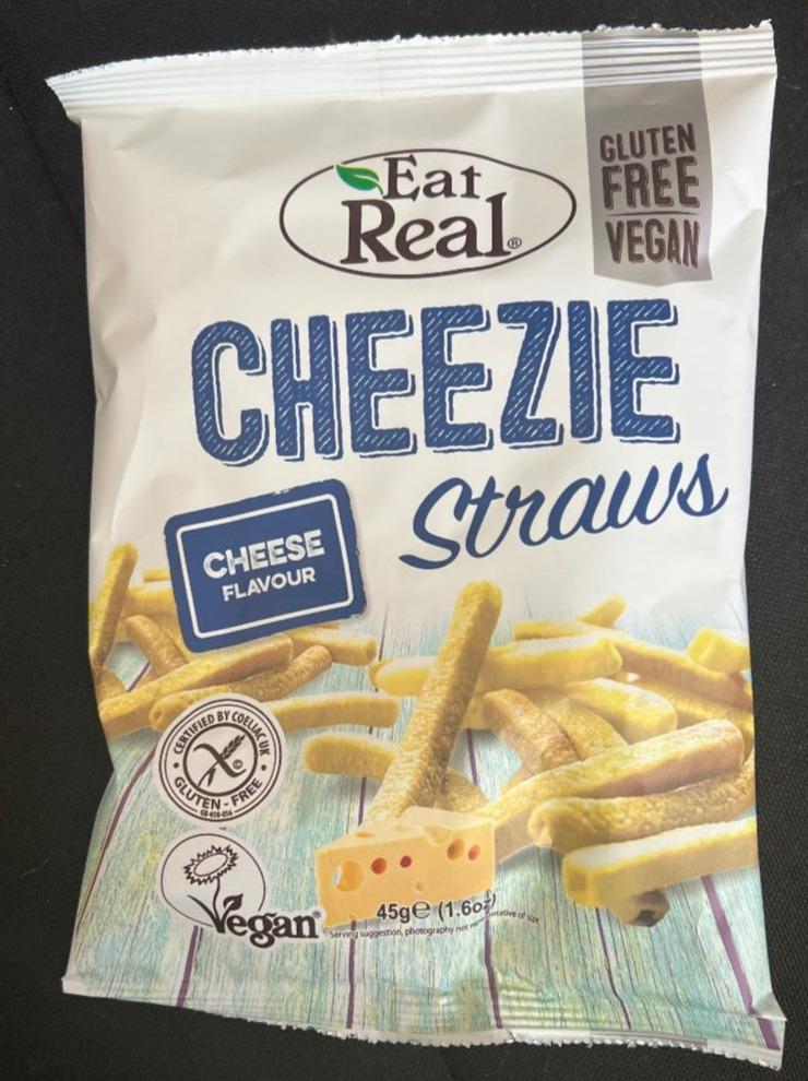 Fotografie - Cheezie straws Cheese flavour Eat Real