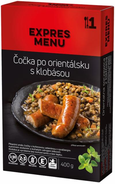 Fotografie - Čočka po orientálsku s klobásou Expres menu