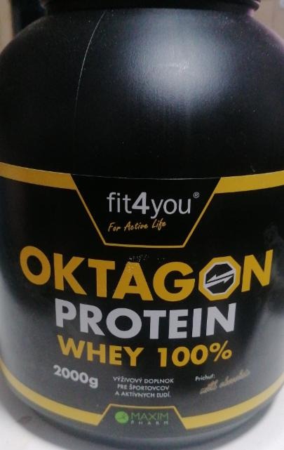 Fotografie - Oktagon Whey Protein 100% milk chocolate Fit4you