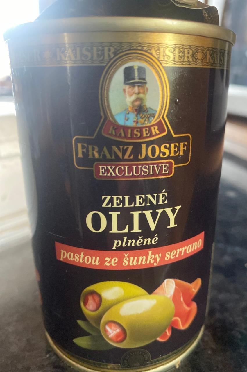 Fotografie - Zelené Olivy plněné pastou že šunky serrano Kaiser Franz Josef Exclusive