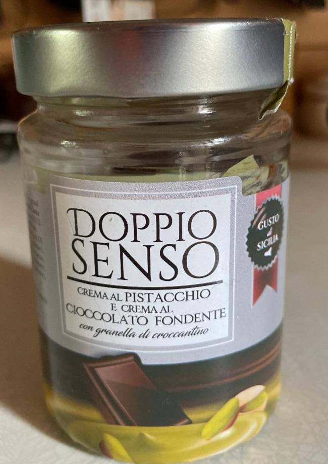Fotografie - Crema al pistaccio e crema al cioccolato fondente Doppio senso