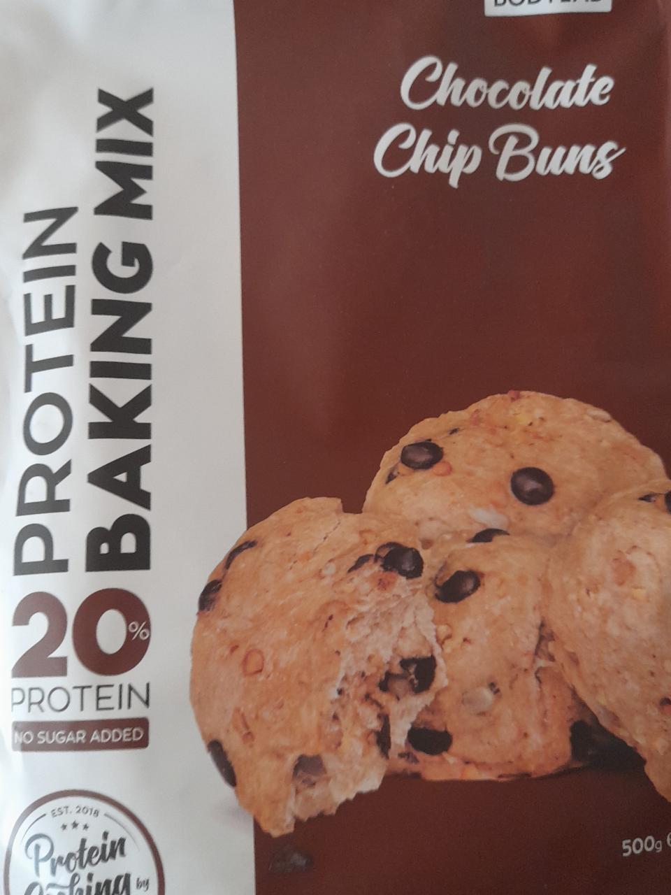 Fotografie - 20% Protein Baking Mix Chocolate Chip Buns Bodylab