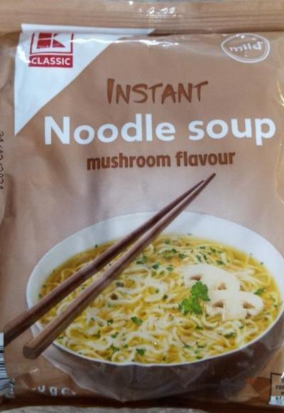 Fotografie - Instant Noodle soup mushroom flavour K-Classic