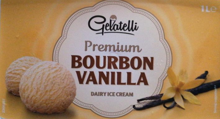 Fotografie - Premium Smetanová zmrzlina Bourbon Vanilla Gelatelli