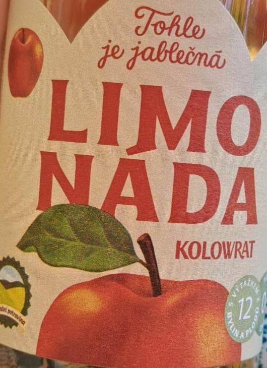 Fotografie - jablečná limonáda Kolowrat